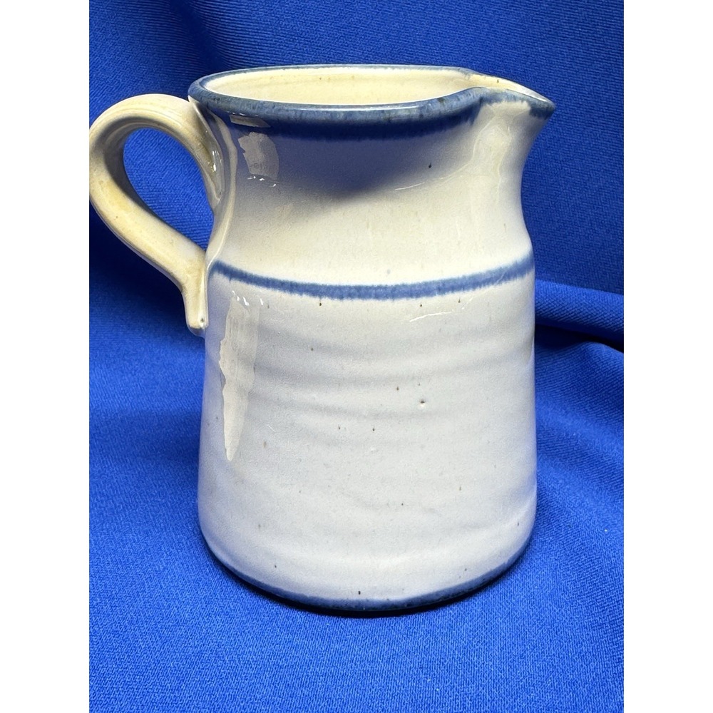 Vtg Deneen Pottery Pillsbury Hungry Jack Syrup Pitcher Handthrown 1987 Stonewar - Picture 4 of 11